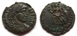 VALENS bronze nummus (367-369 AD)