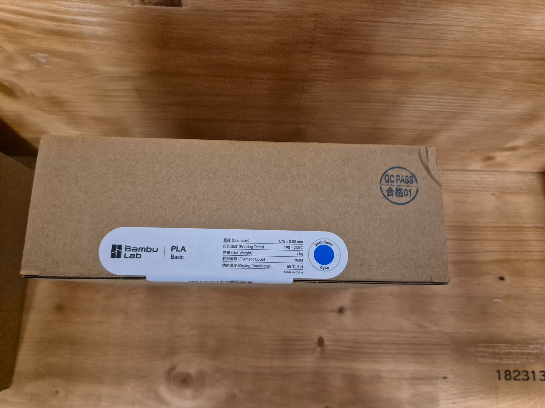 Bambu Lab Filament: Bambu Lab PLA Cyan mit Spule – Neuf avec emballage d'origine à Rickenbach b. Wil par agu_6jgz