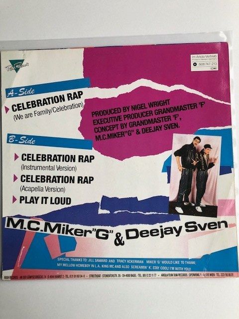 Dischi in vinile: M.C. Miker "G" & Deejay Sven – Usato da Aarwangen venduto da Jukebox3 3