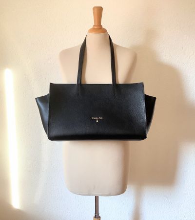 NEW Patrizia Pepe Black Leather Bag