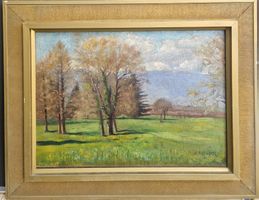 huile sur toile de Henry Ruegger 