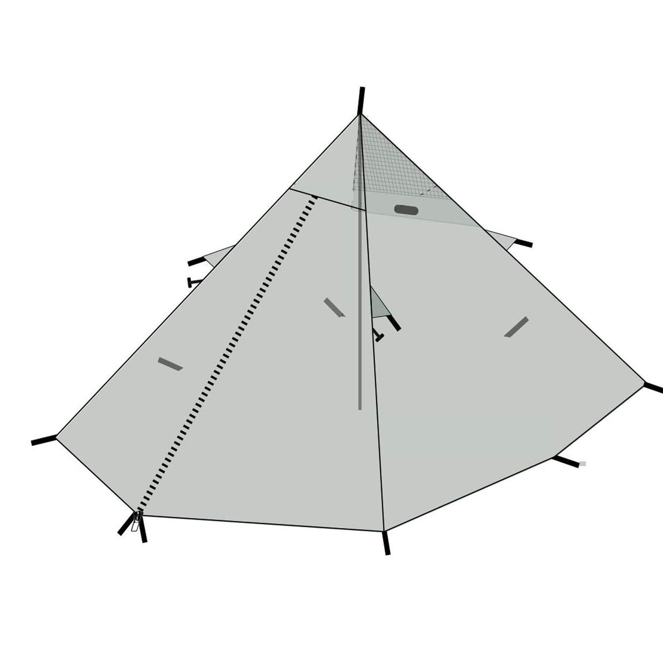 DD Hammocks Tende : DD Hammocks Superlight Pyramid Tent – Nuovo e nell'imballaggio originale da Tulln venduto da HaengemattenShop