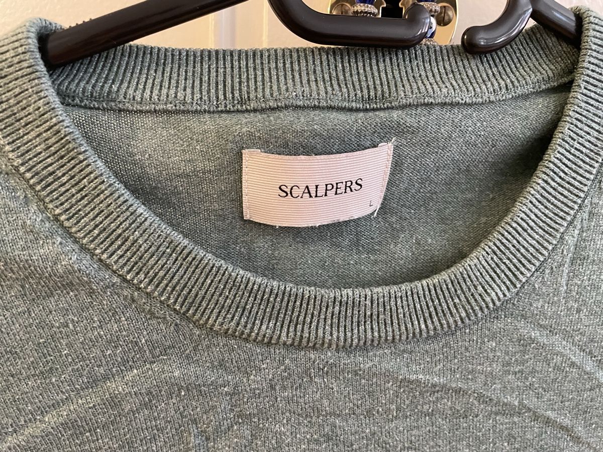 Maglioni & Felpe: Scalpers Crew Neck Sweater - Size L - Light Green - Autumn E – Usato da Basel venduto da nik_78fb