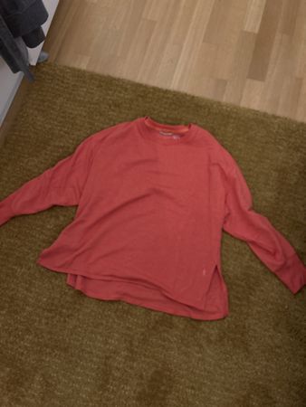 LL BEAN small batwing casual shirt top coral