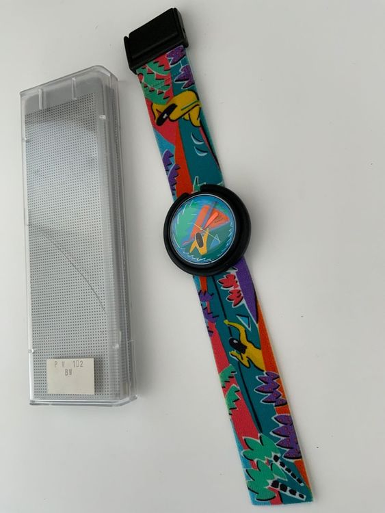 ALOHA PINA COLADA Swatch POP ★ ungetragen VINTAGE ★ PWBW102 (Neu ...