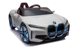 Elektro Kinderfahrzeug weiss "BMW I4" - Lizenziert - 12V7A A