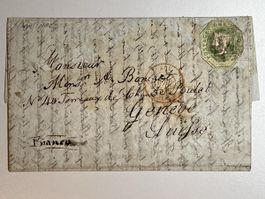 Grossbritannien 1853, Postage One Pence, Top Rarität!