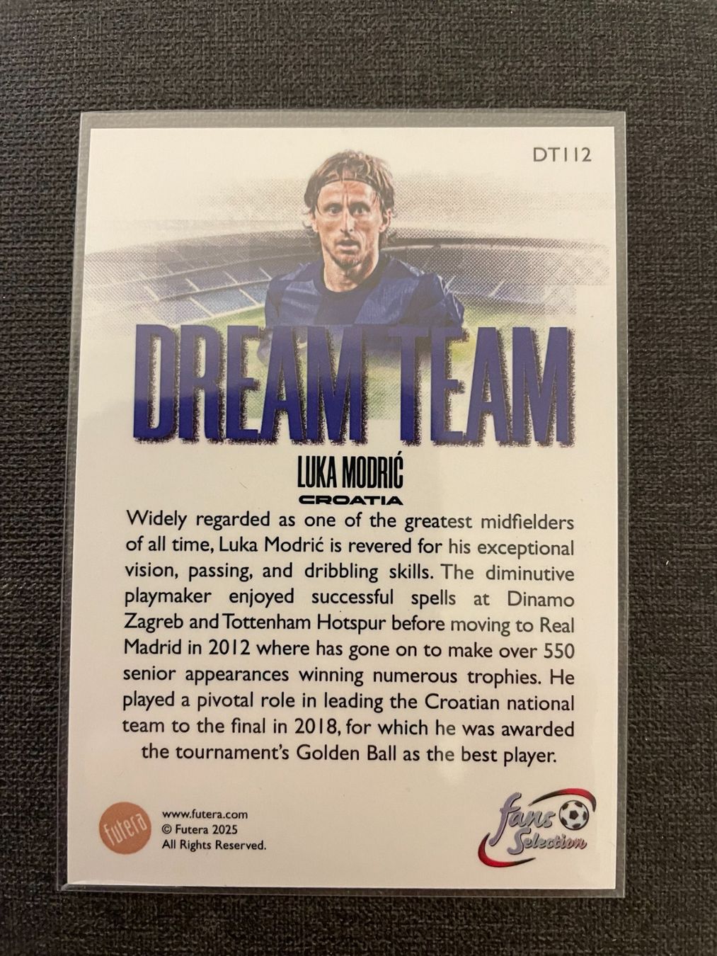 Cartes à collectionner: Futera Luka Modric Croatia – D'occasion à Burgdorf par Sports_Cards_3400 1