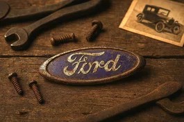 Originale Ford Kühlerplakette / Emblem - Vintage Rarität
