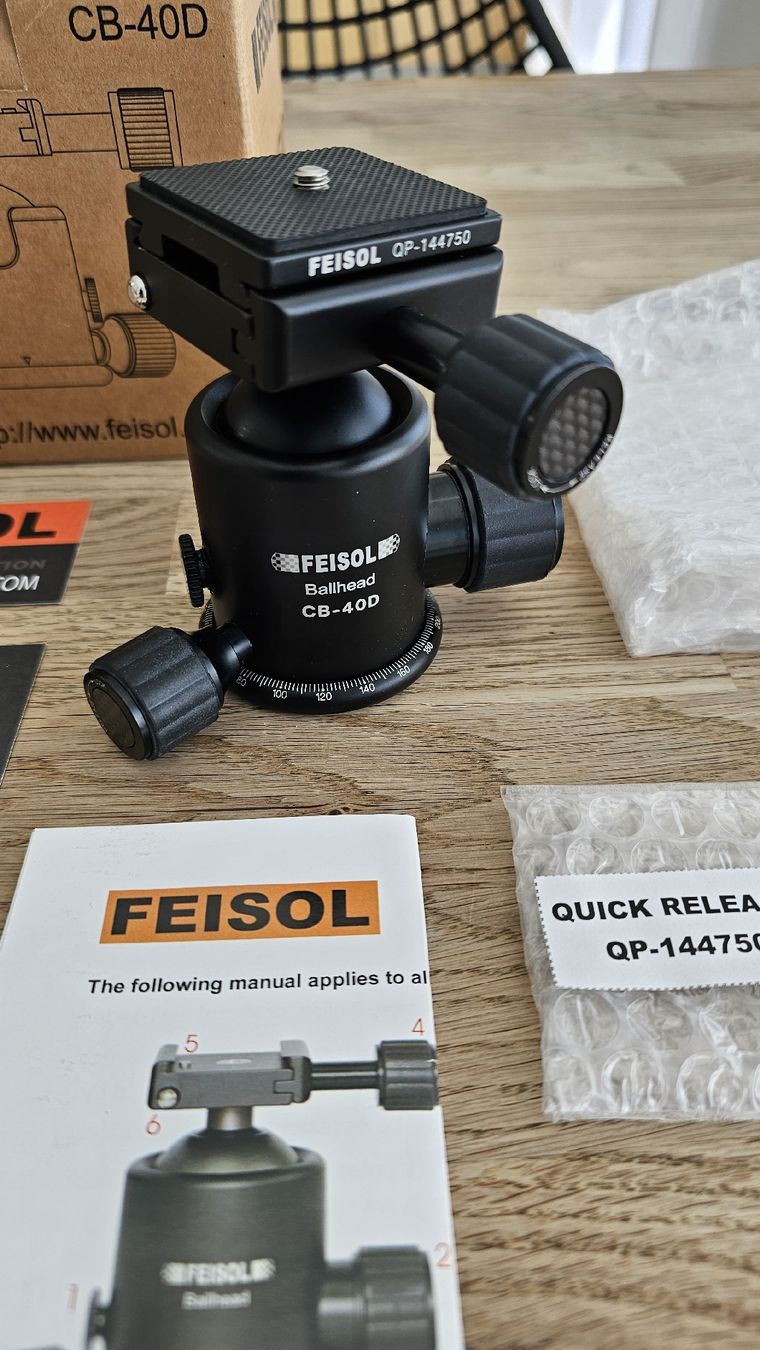 Treppiedi & Teste: Feisol Ballhead CB-40D Kugelkopf – Usato da Sugiez venduto da Adi2172