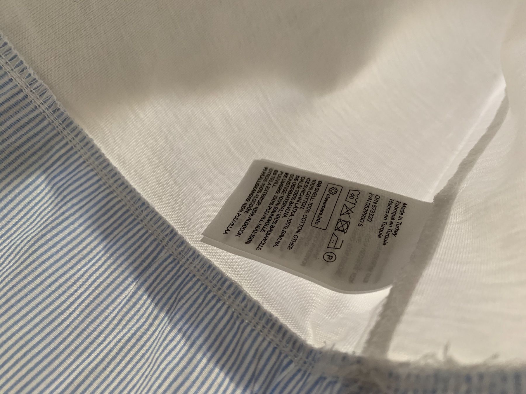 T-shirt: Weisses T-Shirt mit Blusenansatz – Nuovo (secondo la descrizione) da Zürich venduto da p_q7q_nichtraucher 2