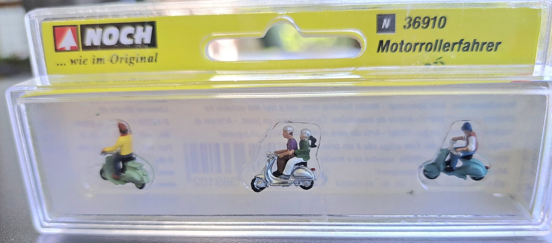 Noch Modellini di ferrovie:  NOCH Motorrollerfahrer Figuren Set Spur N – Nuovo e nell'imballaggio originale da Liestal venduto da Scrapmaus 4