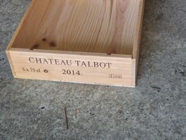 Weinkiste 6er leer 50x33x10 cm