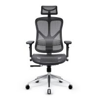 Ergonomischer Schreibtischstuhl Diablo V-Basic Schwarz-Grau
