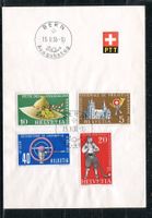 BERN 15.II.55  SBK  320 - 323 ET  Faltblatt