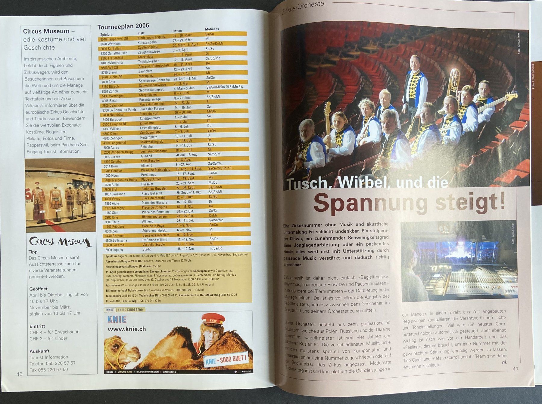 Livres: Knie Programm 2006 – D'occasion à Böckten par Hansi36 6