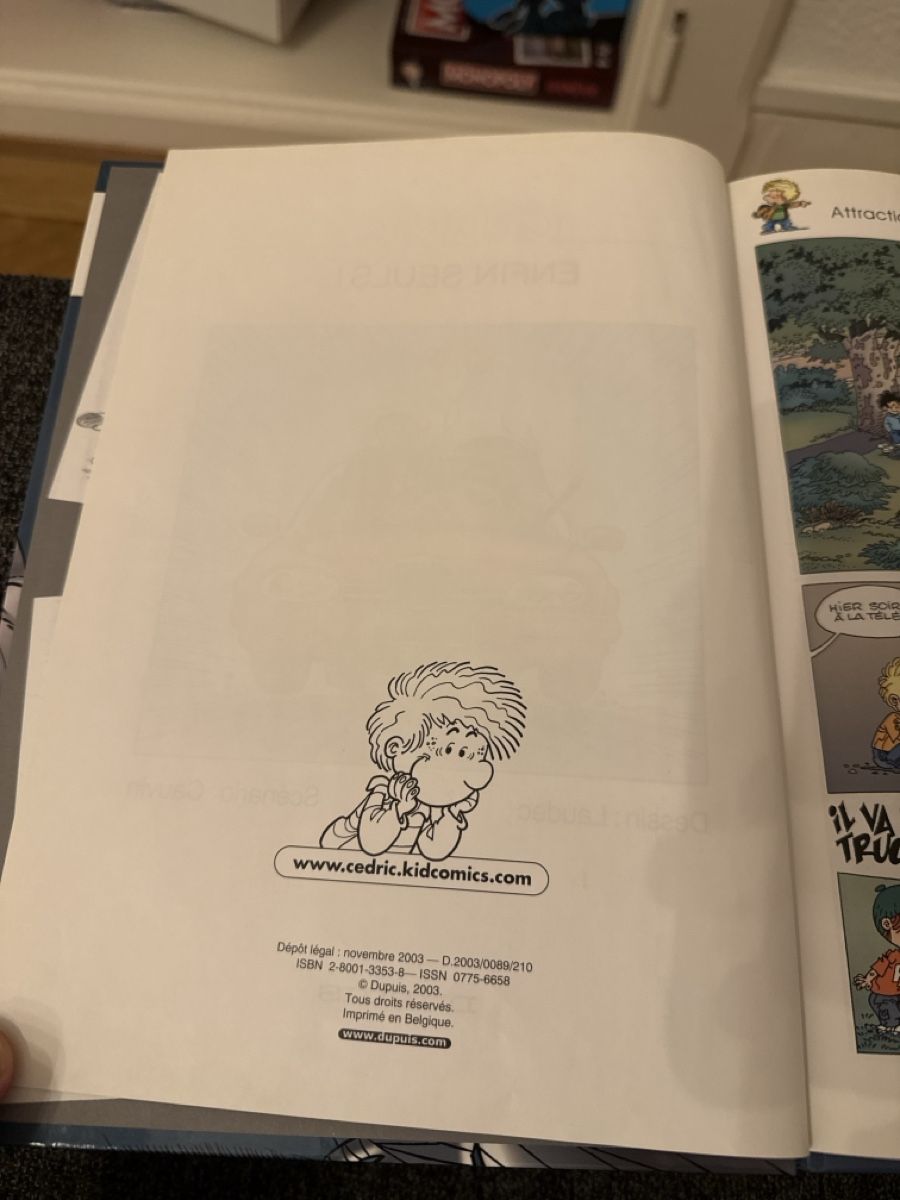 Fumetti: BD CÉDRIC - TOME 18 - ÉDITION ORIGINALE 2003 – Nuovo (secondo la descrizione) da Genève venduto da Emorejac 2