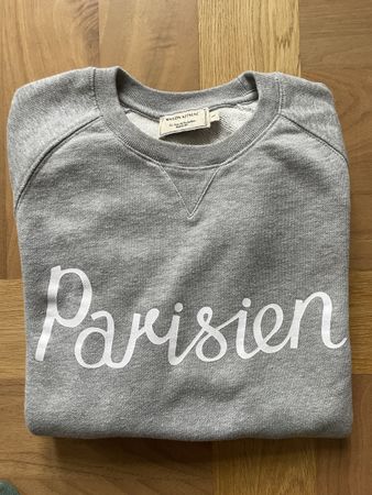 Sweatshirt Maison Kitsuné Parisien grau Grösse S