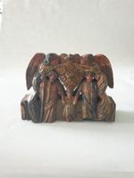 Antike, geschnitzte Krippe, Holz, Weihnachten, Rarität