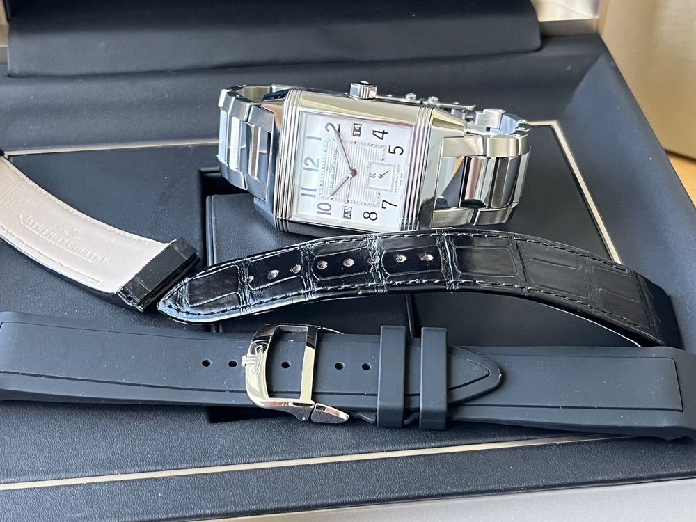 Jaeger-Lecoultre Orologi: Jaeger LeCoultre Reverso Squadra Hometime - mit 3 Bändern – Usato da Birsfelden venduto da Mynos 7
