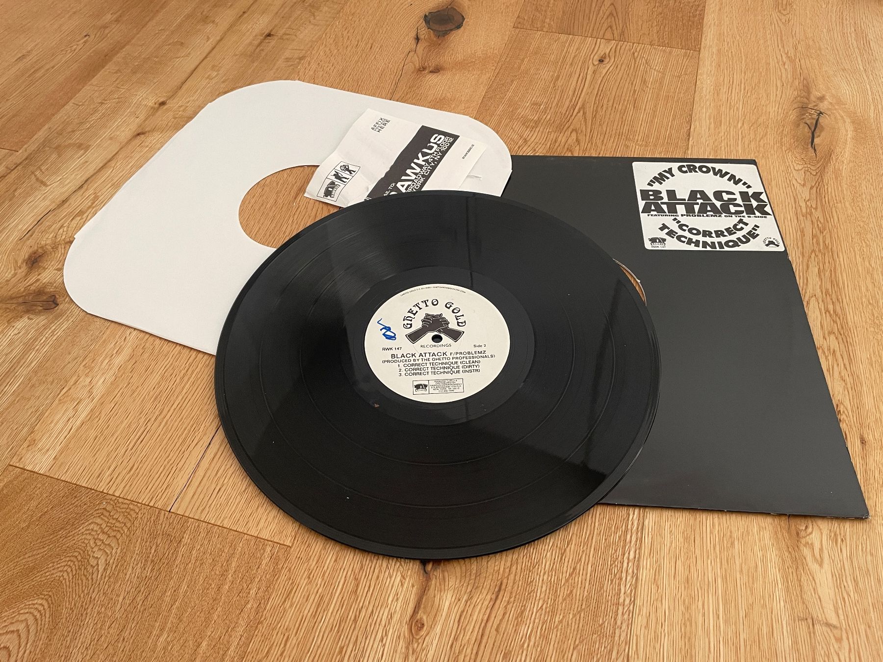 Schallplatten: Schallplatte BLACK ATTACK MY CROWN CORRECT TECHNIQUE VG – Gebraucht aus Schenkon von Star5