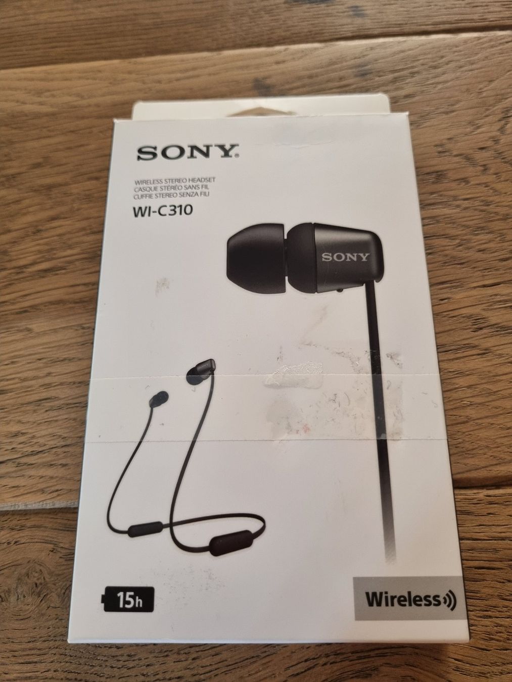 Sony Kopfhörer: Casque Bluetooth Sony WI-C310 noir neuf – Gebraucht aus Lavey-les-Bains von Etre-Ange