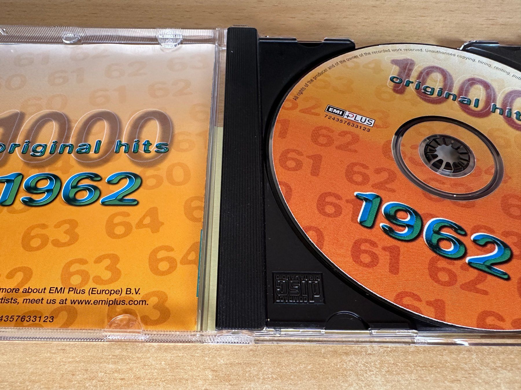 CDs: Various – 1000 Original Hits 60's - 1962 – Gebraucht aus Rikon im Tösstal von Alpenmutz 2