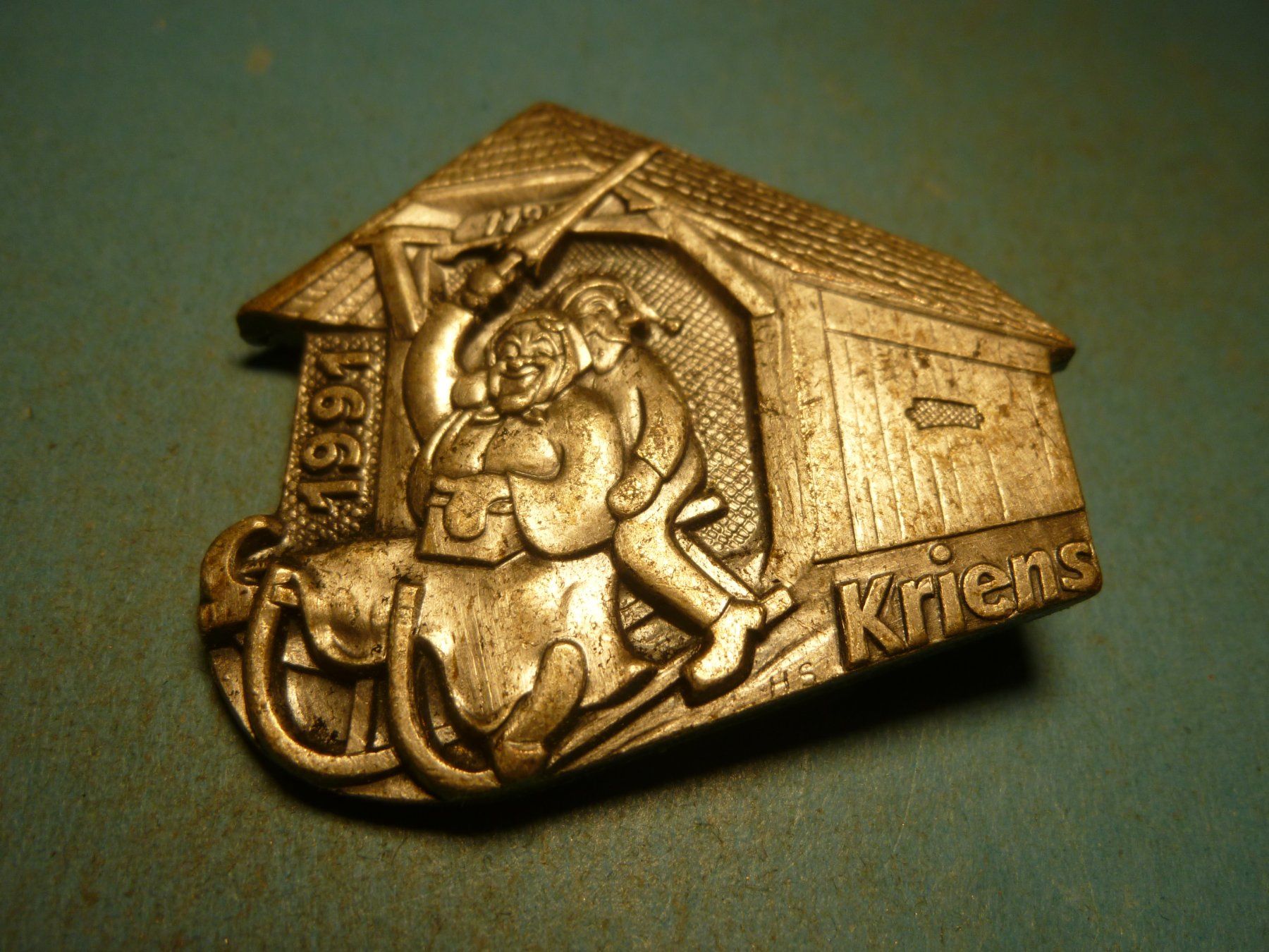 Placchette & Badge: KRIENS 1991 SILBER – Usato da Ried (Muotathal) venduto da Mandarin02