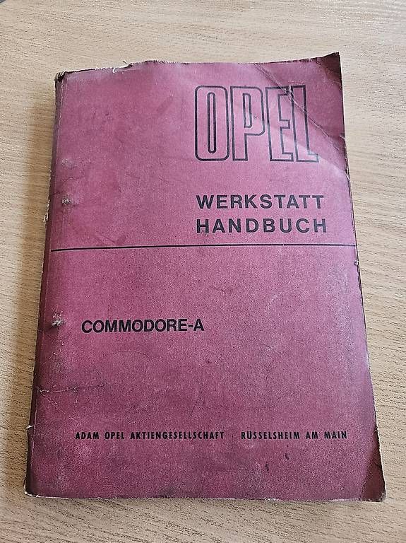 Bücher: Werkstatt Handbuch Commodore A KTA-962 – Gebraucht aus Münsingen von astra76