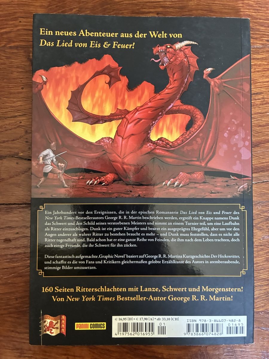 Fumetti: Der Heckenritter - Feuer und Eis Comic - George R.R. Martin – Usato da Solothurn venduto da sebastianernst87 1