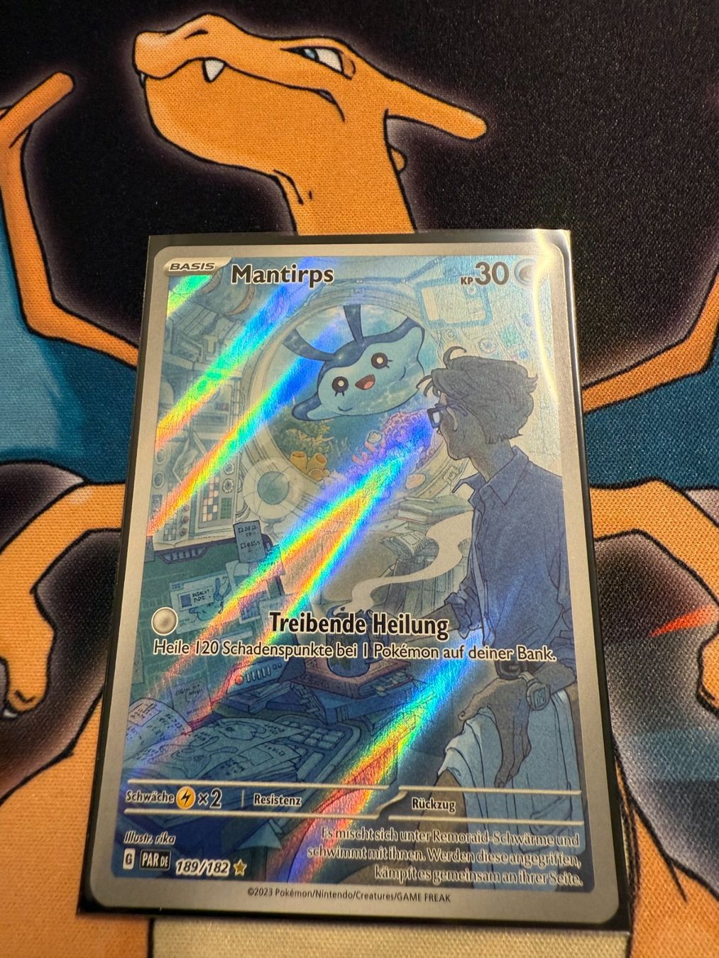 Pokémon Sammelbilder & Trading cards: Mantirps (PAR 189) - Paradoxrift – Neu (gemäss Beschreibung) aus Bülach von Pfrenzel