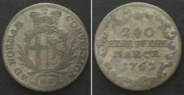 Bistum FULDA 5 Kreuzer 1763, HEINRICH VIII. v. BIBRA, Silber