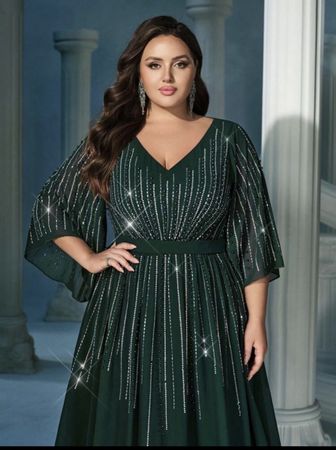 Abendkleid lang  Grösse 46