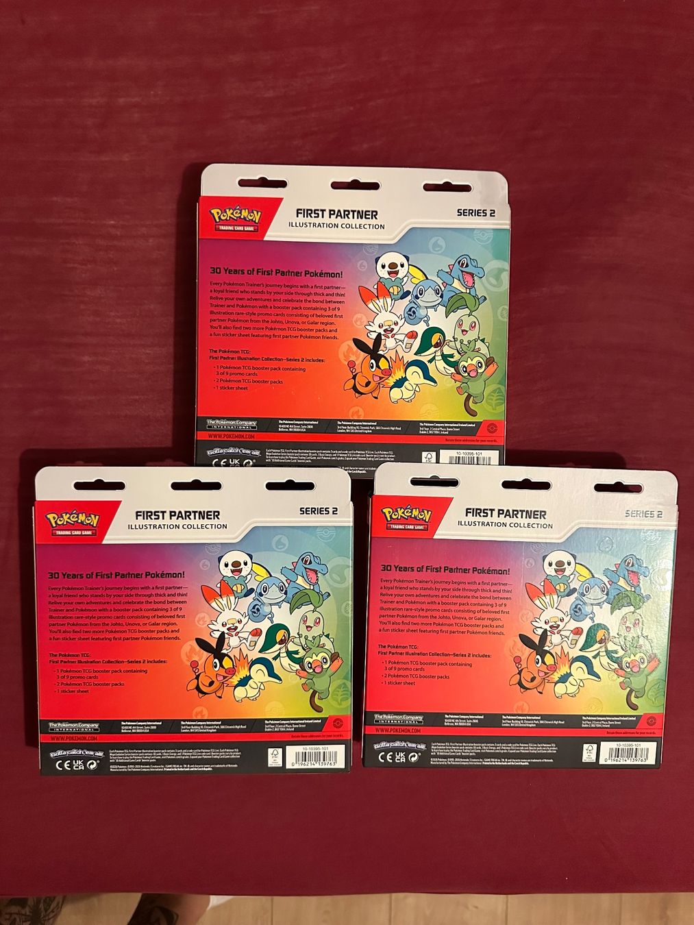 Pokémon Carte collezionabili: Lot 3 Coffrets Pokémon First Partner Illustration Collection – Nuovo e nell'imballaggio originale da Veytaux venduto da FlameShop 1