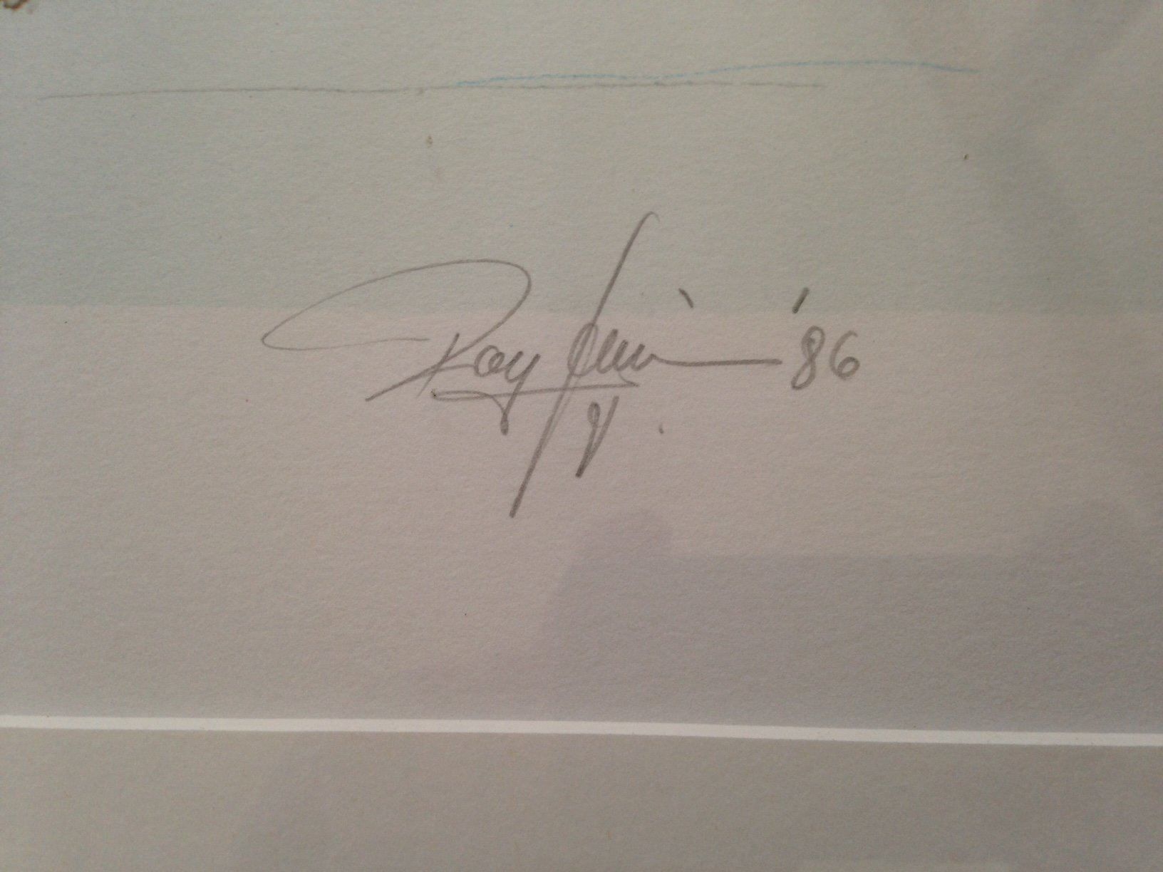 Grafica & Litografie: Rolf Knie, Lithographie von 1989 – Usato da Einsiedeln venduto da artgallery59 2