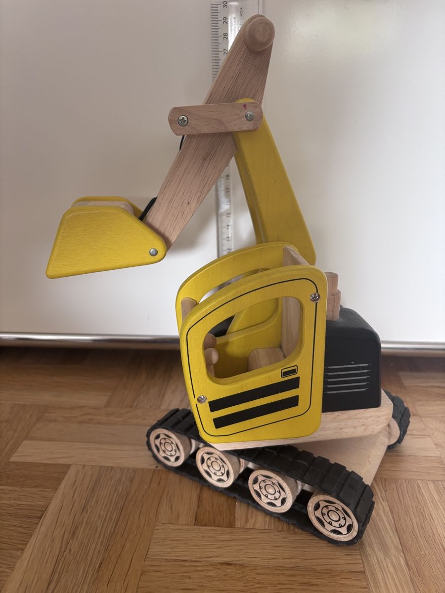 Giocattoli: Pintoy Holz Bagger Baumaschine – Usato da Düdingen venduto da Twinkel82 2