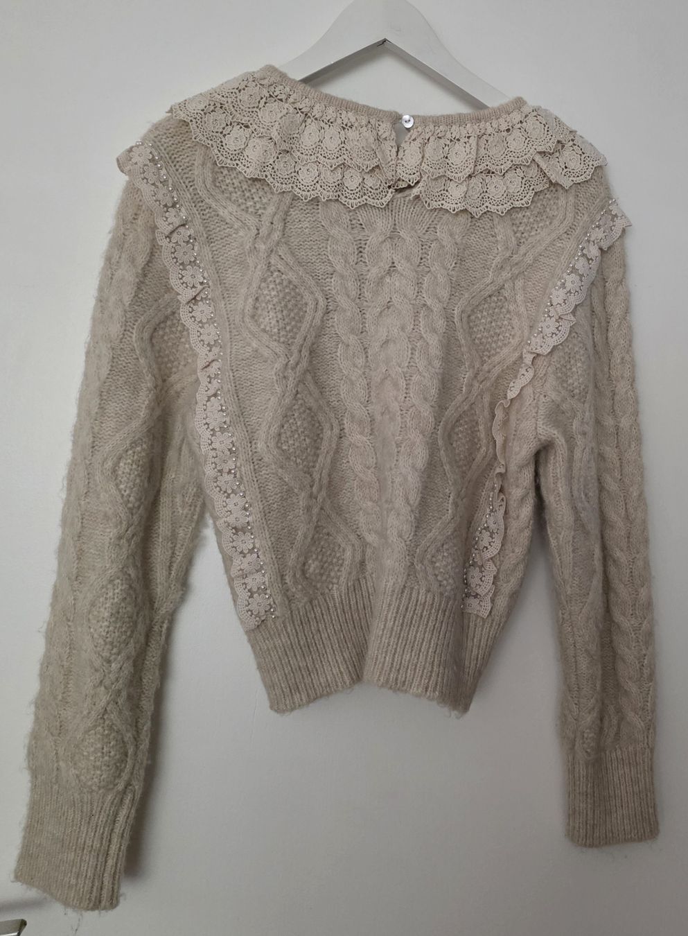 Zara Pullover & Sweatshirts: ZARA Strickpullover mit Spitze, Grösse S/M, Top Zustand! – Neu (gemäss Beschreibung) aus Rheinsulz von Gilea 3