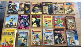 Diverse Comics und Bücher