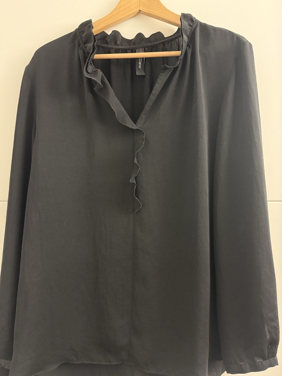 Marc Cain Chemisiers: Marc Cain Bluse schwarz Gr N5  – D'occasion à Mettmenstetten par _4_YOU_