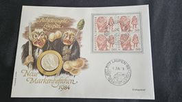 Numisbrief Achetringele Laupen  mit Silbermedaille