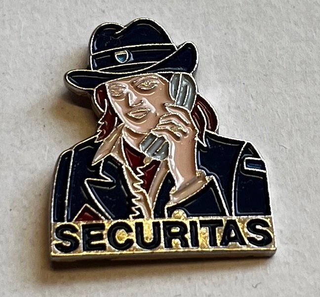 Swiss Placchette & Badge: Pin, Securitas,   silbrig – Usato da Obernau venduto da Wgnom