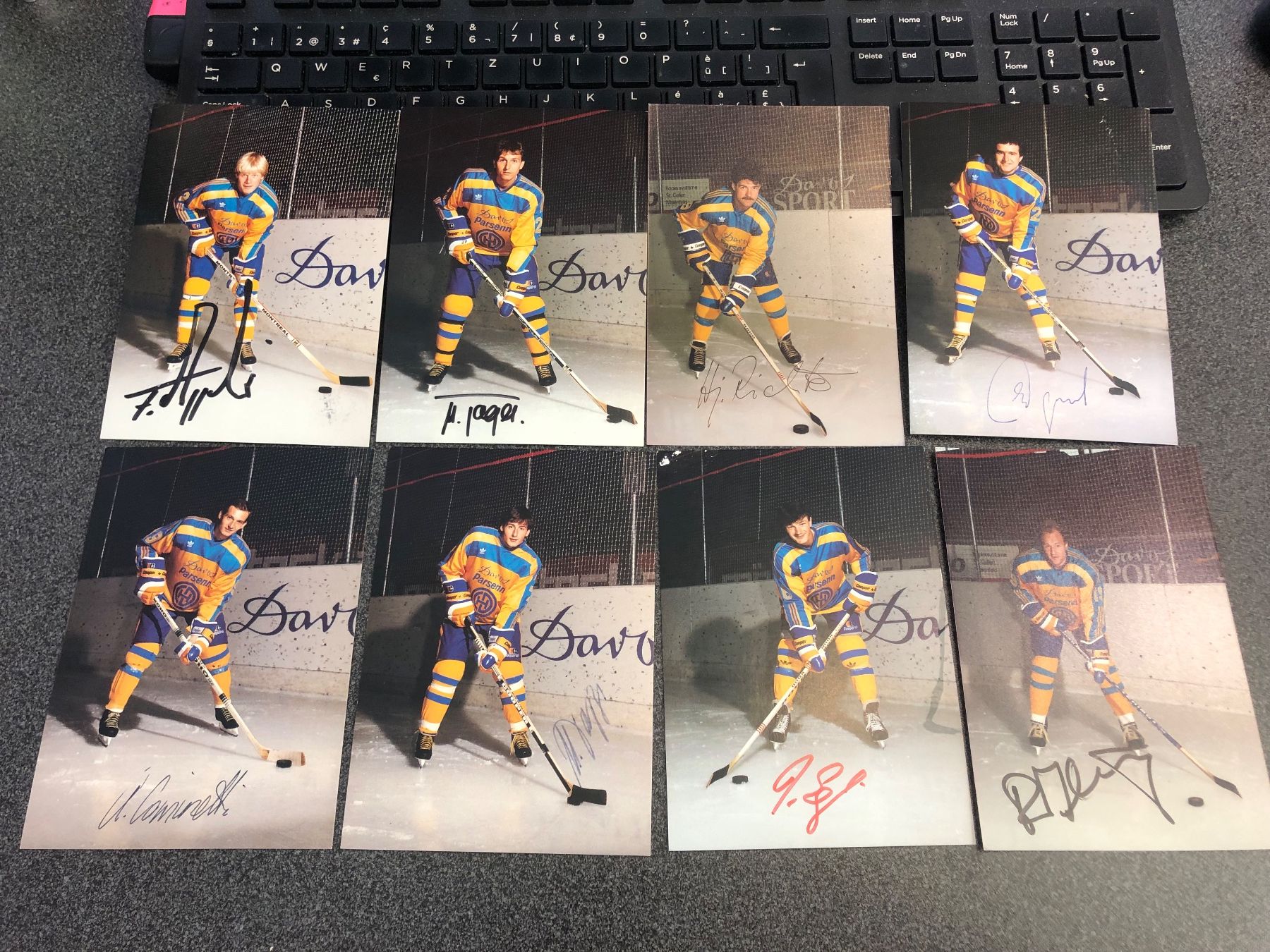 Autografi: 21 Original Autogrammkarten HC DAVOS – Usato da Lufingen venduto da Rac0 4