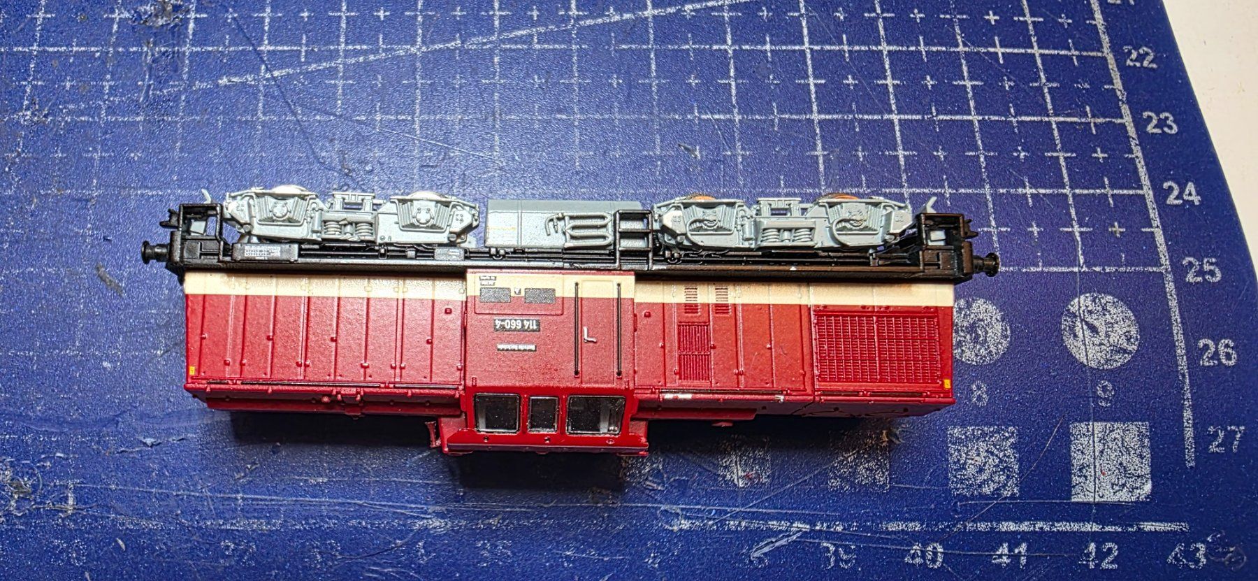 Fleischmann Modellini di ferrovie: Fleischmann DB 114 660-4 spur N dummy – Usato da Hochfelden venduto da Danizh0 2