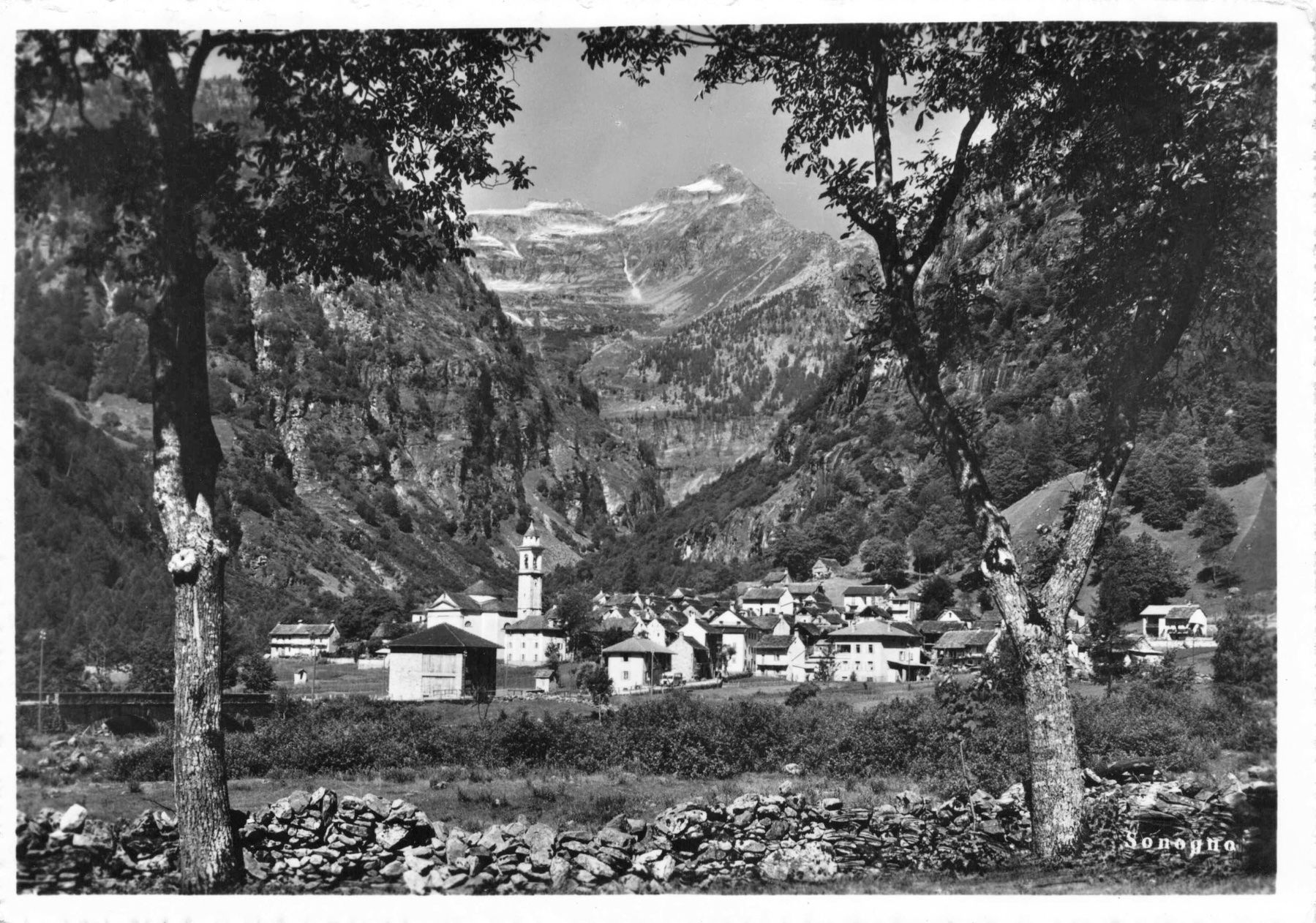 Cartoline postali: Sonogno val verzasca – Usato da Biasca venduto da Blenio71