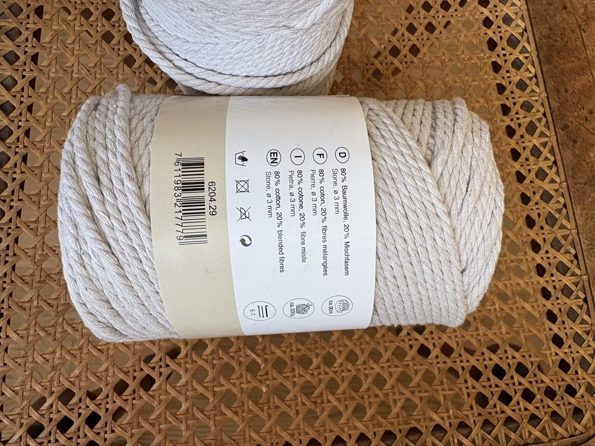 Lana: Macrame Rope lalana – Usato da Frutigen venduto da Fuchsbau0 2