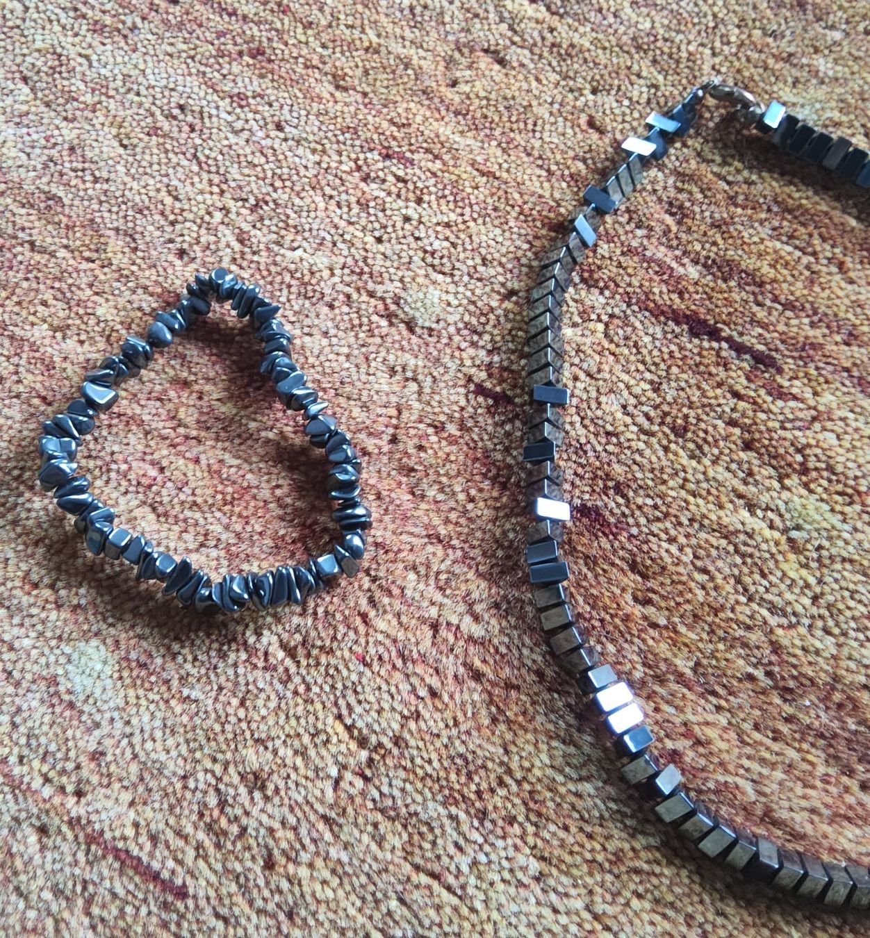 Catenine: Hämatit Halskette & Armband – Usato da Diegten venduto da ayla2009 1