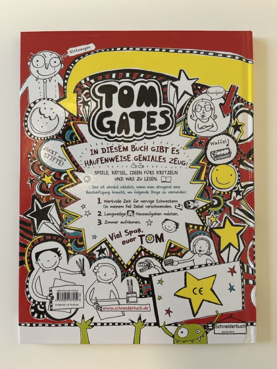 Bücher: Tom Gates: Das grosse absolut geniale Tom-Gates-Buch – Neu (gemäss Beschreibung) aus Killwangen von Ogrove 1