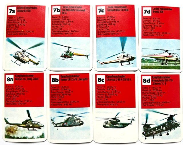 Giochi: Quartett Helikopter Art.: 0258 – Usato da Zürich venduto da gigimai67 5