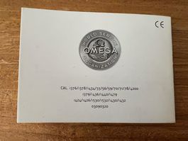 OMEGA mode d'emploi original pour différents calibres quartz