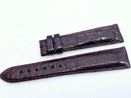 Glashütte Original Uhrenarmband 20mm Weinrot Neuwertig